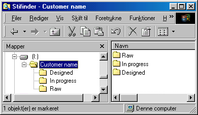 Folder structure for Document Templates